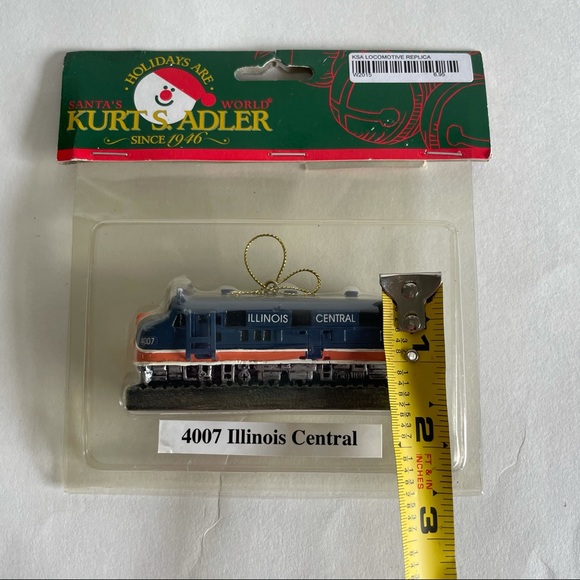 Kurt S. Adler Illinois Central Locomotive Ornament - Picture 9 of 9